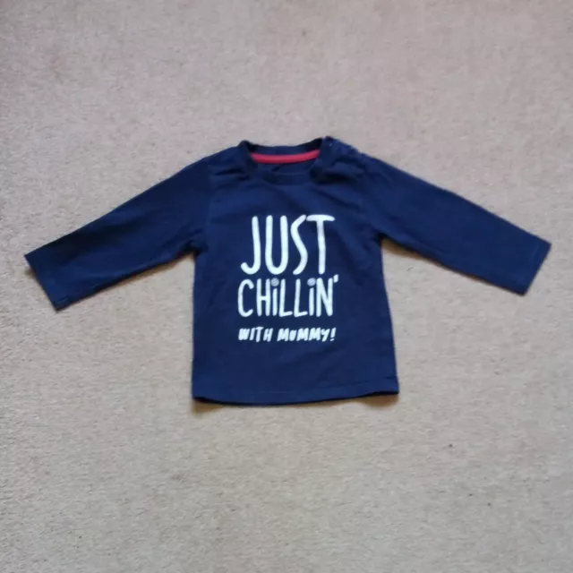 Baby Boy's Top. 9-12 Months. 100% Cotton. VGC.