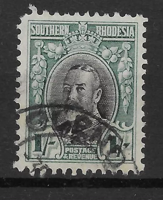 SOUTHERN RHODESIA 1931-37. 1/- PERF 11 1/2 FINE USED. SG. 23a.  (6222)