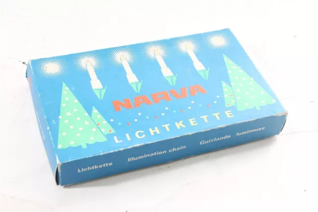 alte DDR Lichterkette Beleuchtung Kerzen Baumbeleuchtung Weihnachten Lichtkette