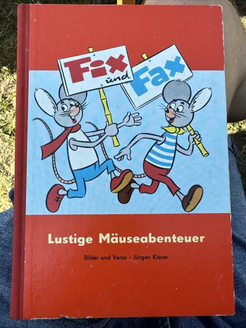 Jürgen Kieser FIX und FAX Nr. 1 - lustige Mäuseabenteuer DDR-Comic 1963 gute E.