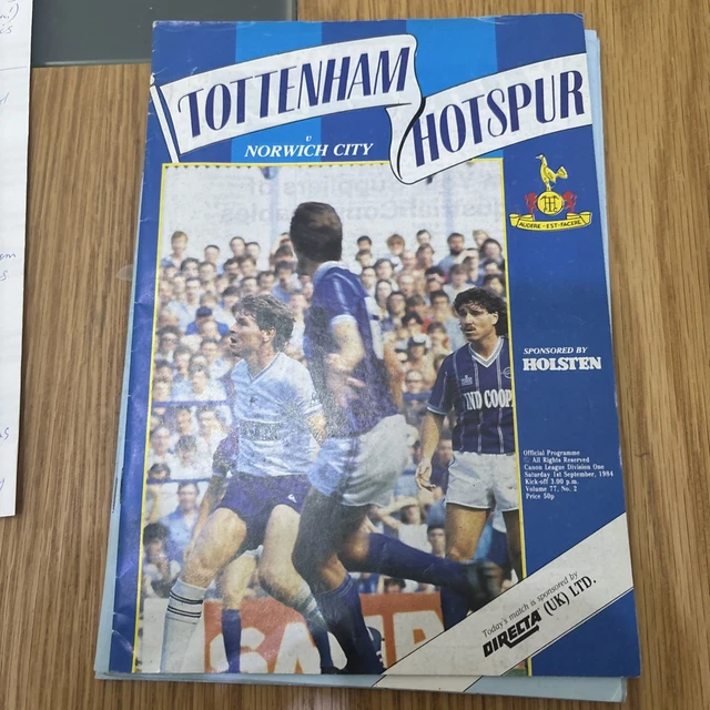 TOTTENHAM HOTSPUR PROGRAMMES Bundle Of 4 1984/85 Chelsea/Watford ...