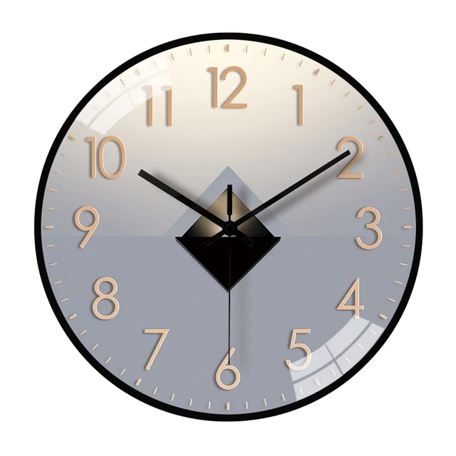 8 INCH LOWNOISE Operation Keeps This Wall Clock Away from Noisy