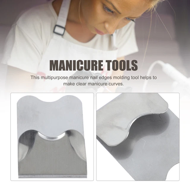 2 pz stencil per unghie modello manicure accessori stencil per unghie gel 2