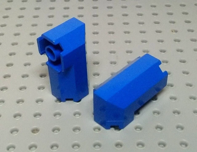 LEGO BRICK OCTAGONAL 2x2x3&1/3 with Right-Angle Bend [6043] Blue