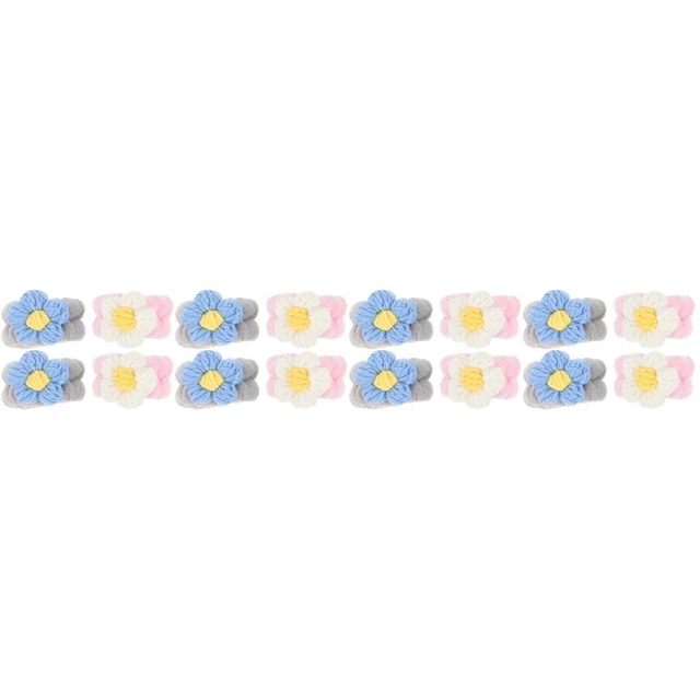8 paires de visage élastique lavage du bracelet adorable bande dessinée de