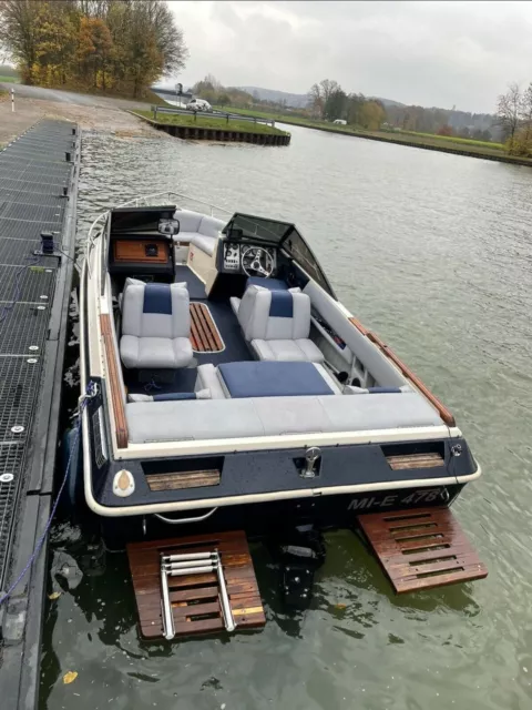 Ebbtide Riviera 180 XLS Bowrider - Klassisches Boot mit Trailer