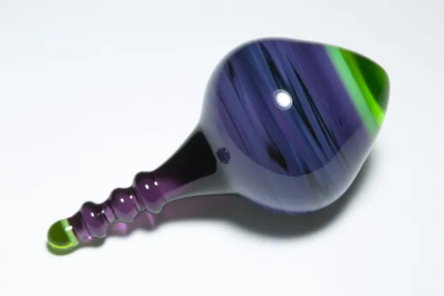 1.47" Spinning Top by Dusty Gamble | glass art handmade in Texas