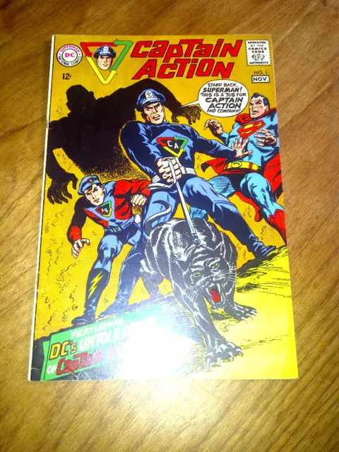 Captain Action #1. F/VF