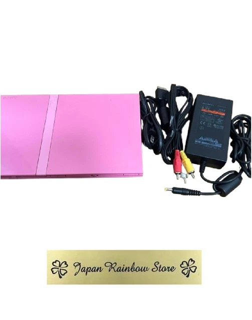 Console PS2 rose Sony Playstation 2 slim Pink édition