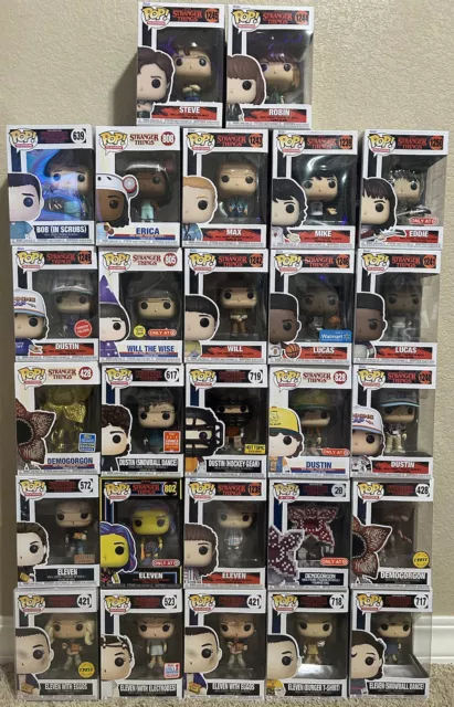 Funko Pop Lot - Stranger Things - Chase, Limited Edition, Exclusives!