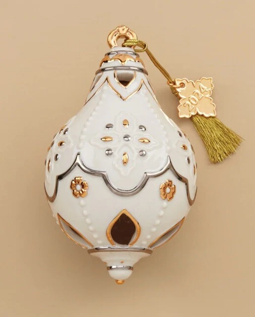 LENOX 2024 ANNUAL Christmas Ornament Dated 2024 895765 New In Box