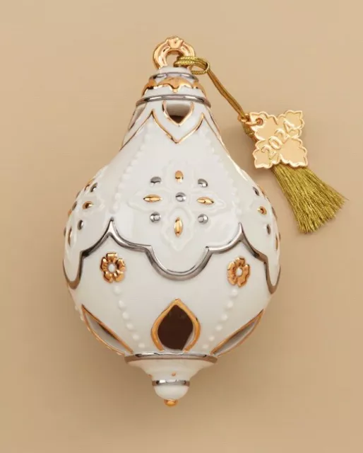 LENOX 2025 ANNUAL Christmas Ornament Dated 2025 895765 New In Box