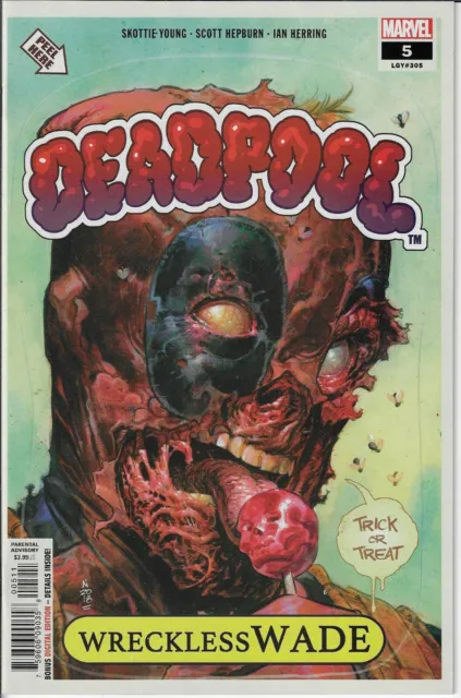 Deadpool Vol 5 #5 Nic Klein Garbage Pail Kids Cover!
