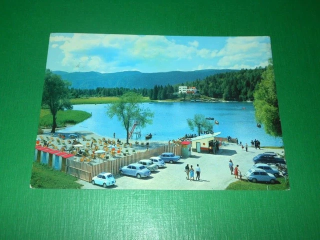Cartolina Altipiano di Lavarone ( Trento ) - Il Lago 1963