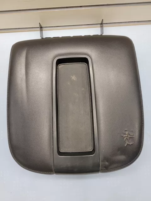 🔥07-13 Chevy Tahoe, Suburban, Yukon Leather Console Lid Armrest Cover BLACK JS5