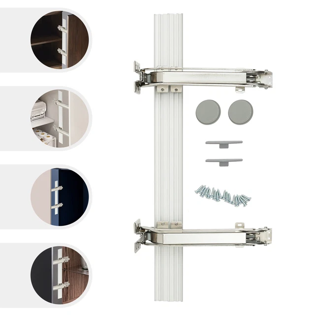 Gedotec Charnières à souder - 1 pièce - Charnière de porte robuste pour