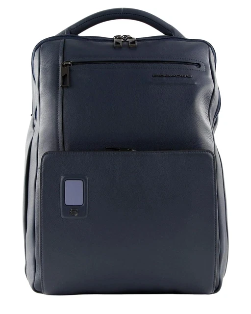 Sac à Dos Piquadro CA5105AO – Cuir Bleu – Homme – Business