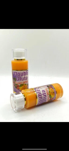 Double gluta concentré super white eclaircissant, teint clair, sans tâches .