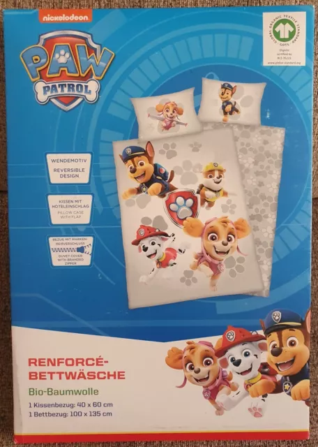 Ropa de Cama Paw Patrol Funda Cama y Cojin NUEVO