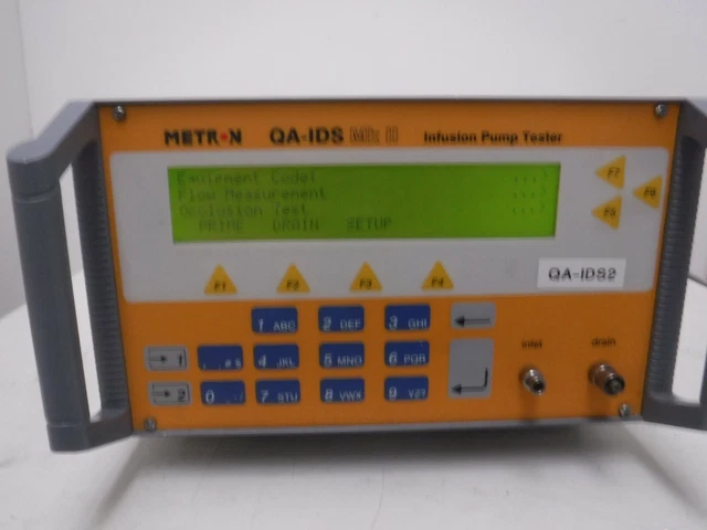 METRON Qa-Ids Mk II Infusion Pompe Testeur