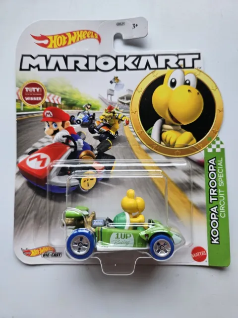 Hot Wheels Mario Kart Koopa Troopa Circuit Spezialdruckguss