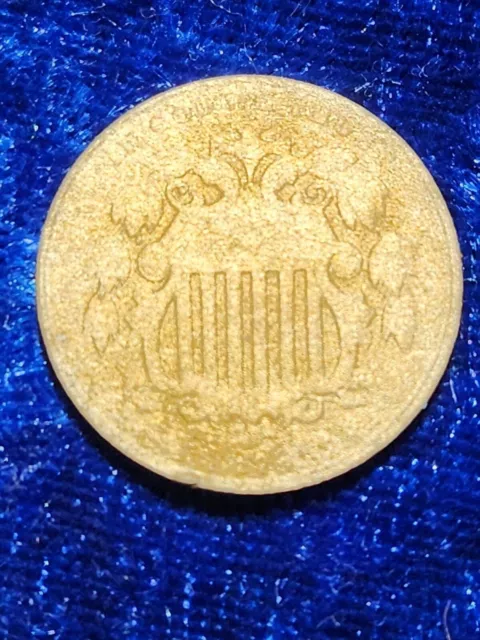 1876 Shield Nickel - Key Date Five Cents Coin