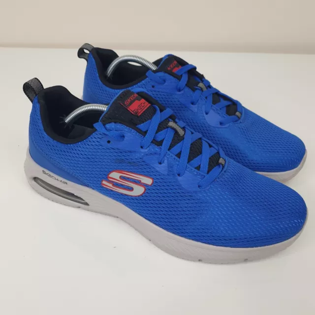 SKECHERS SKECH AIR DYNA AIR Trainers Mens UK 11 Navy Blue Lace Up Memory Foam 49.99 PicClick UK