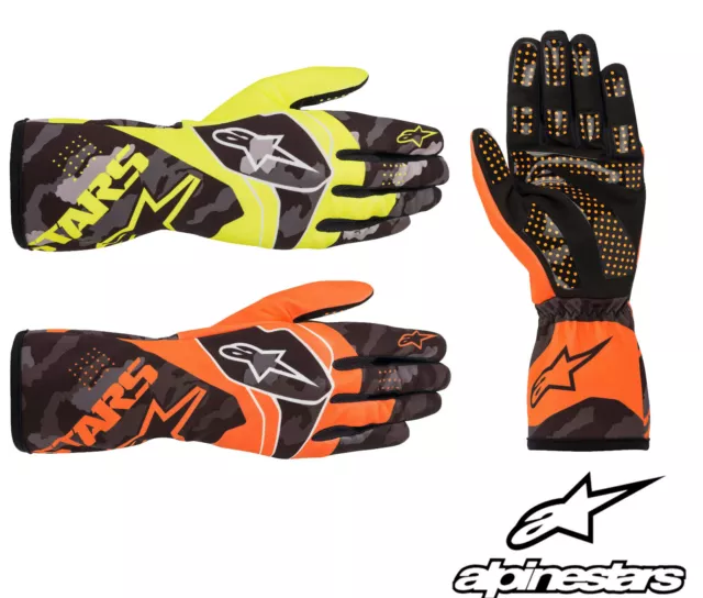 Alpinestars Tech-1 K Race V2 Camo Karting Go-Kart Gloves Autograss S-XL