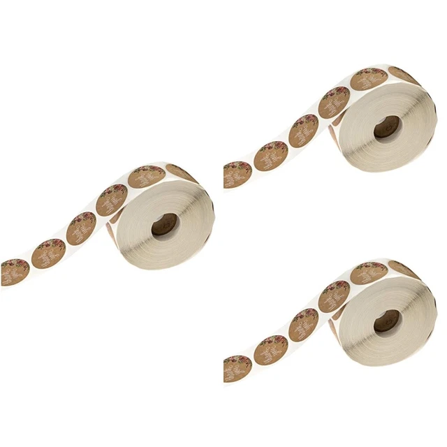 1500 Pcs /Roll Abdichtung Aufkleber Dekorative Präsentieren Etiketten