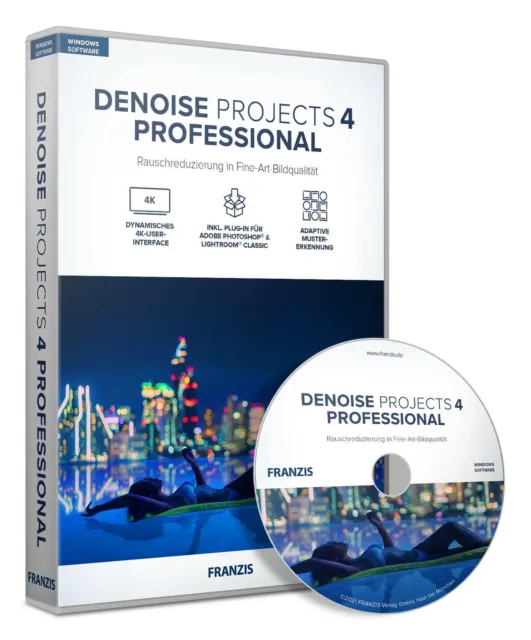 Denoise projects professional 4 CD-ROM Deutsch 2021 Franzis Verlag GmbH