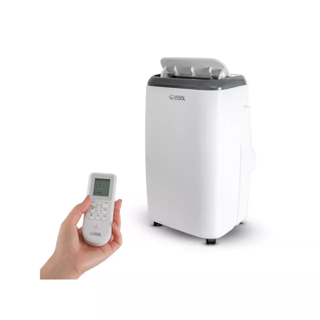 Commericial Cool Cpt10Wb Remote Control Portable Air Conditioner 14000 Btu White