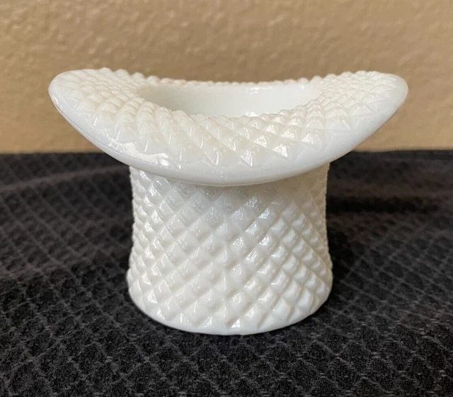 Westmoreland Glass English Hobnail Milk Glass Tophat