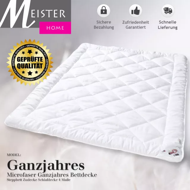 Meisterhome® Soft Touch Winter Bettdecke Microfaser Ganzjahres Steppbettdecke