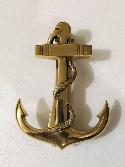 Decorative Brass Anchor Door Knocker Solid Brass Ship Anchor 16 cm Au