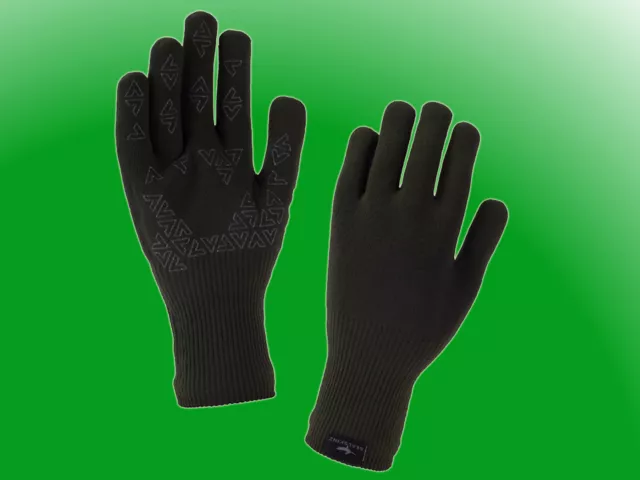 SealSkinz Ultra Grip olive - gants imperméables / imperméables