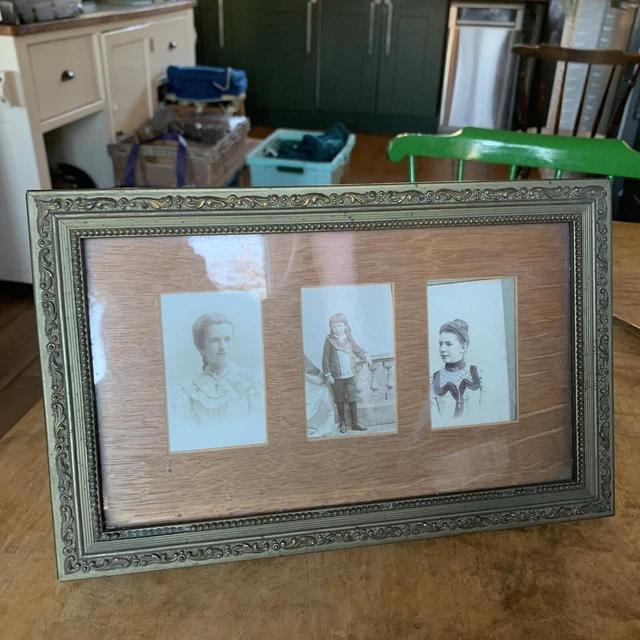 ANTIQUE OLD PHOTOS with original frame £12.99 - PicClick UK