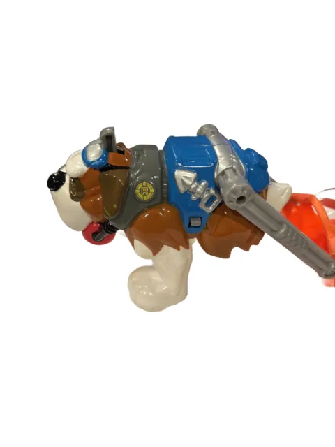 Fisher Price | Rescue Heroes | Saint St. Bernard Dog Figure with sled Windchill