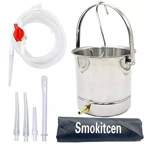 Coffee Enema Bucket Kit Stainless Steel 2 Quart Capacity for Cleansing Detox ...