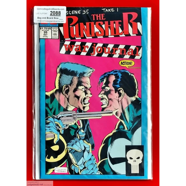 The Punisher # 35 Punisher War Journal  1 Marvel Comic Book Issue 1988 (Lot 2088