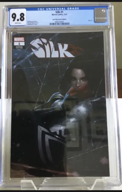 Jeehyung Lee Variant CGC 9.8 NM Silk #1 (2021) East Side Comics/MT White Pages