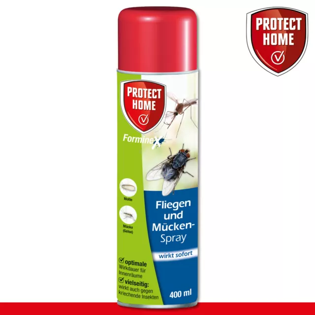 Protect Home 400 ml FormineX Fliegen- & Mückenspray Bekämpfung Haus Terrasse