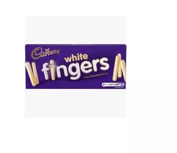 3 x White Chocolate Fingers, 114g Delicious Tasty And Twisty