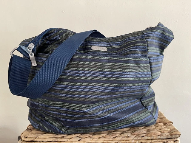 Baggallini Hobo Adjustable Crossbody Travel Tote - Bag - Purse Moss Stripe Multi