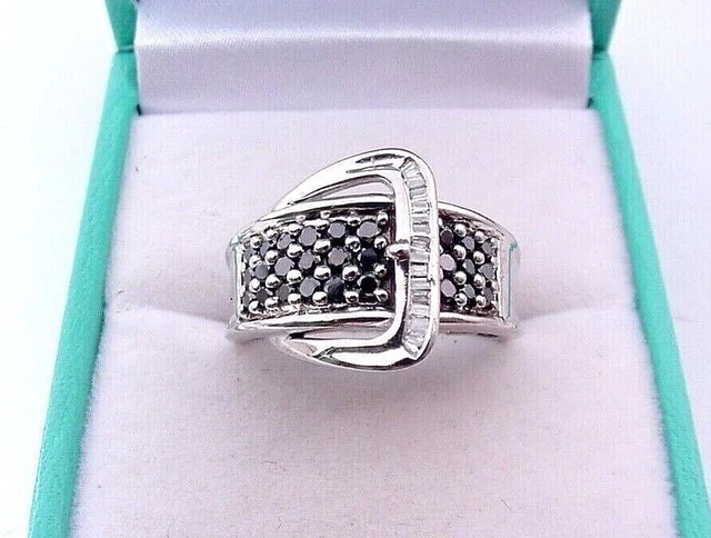 Channel Set Engagement Belt Buckle Ring 14K White Gold 1.64 Ct Simulated Diamond Channel Set Engagement Belt Buckle Ring 14K White Gold 1.64 Ct Simulated Diamond