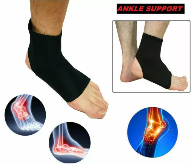 Neopren Knöchelfußstütze Zahnspange Arthritis Verletzung Fitnessstudio Knöchelärmel Bandage Wrap 2