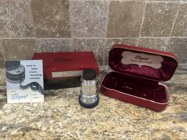 Vintage Elbert 13mm Wide Angle Lens in Original Box