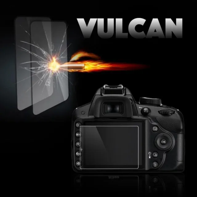 VULCAN Glass Screen Protector for Canon EOS 60D LCD. Tough Anti Scratch Cover 3