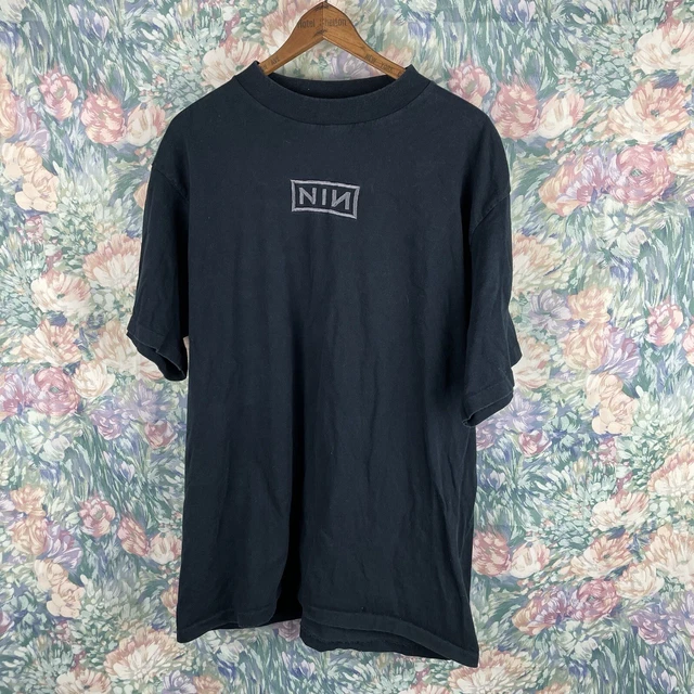 Nine Inch Nails The Downward Spiral Shirt Embroidered ALL SPORT VTG 1994 NIN XL