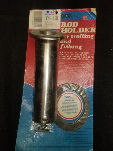 DotLine Rod Net Holder Model FMH-190  Sport Fishing NOS Flush Mount 158