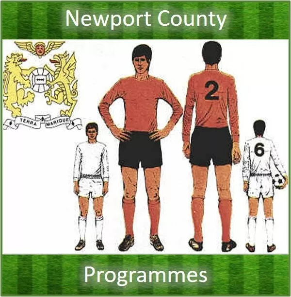 Programme Newport County Football Club Somerton Park Programmes - Various Games